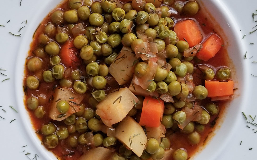 Arakas Kokinistos (Greek Peas)