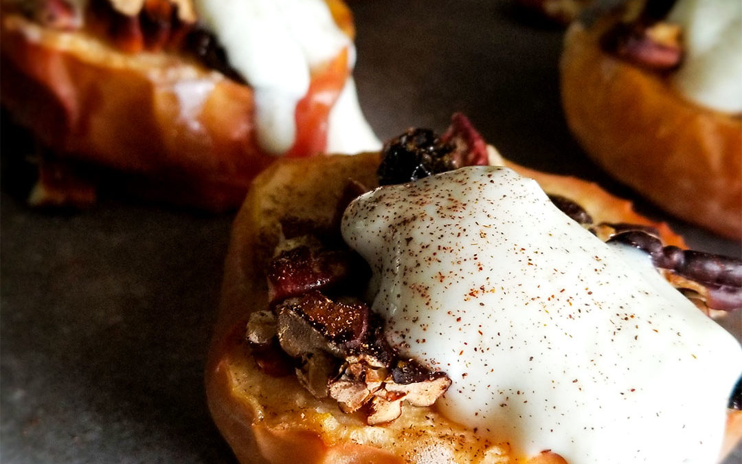 Baked Apples with Maple Greek Yogurt