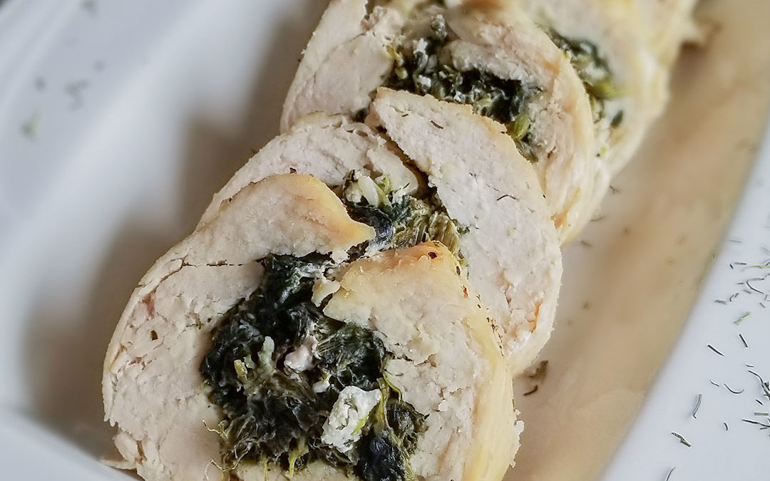 Spanakopita Stuffed Chicken