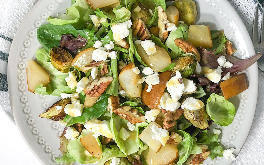 Brussels Sprout & Pear Salad