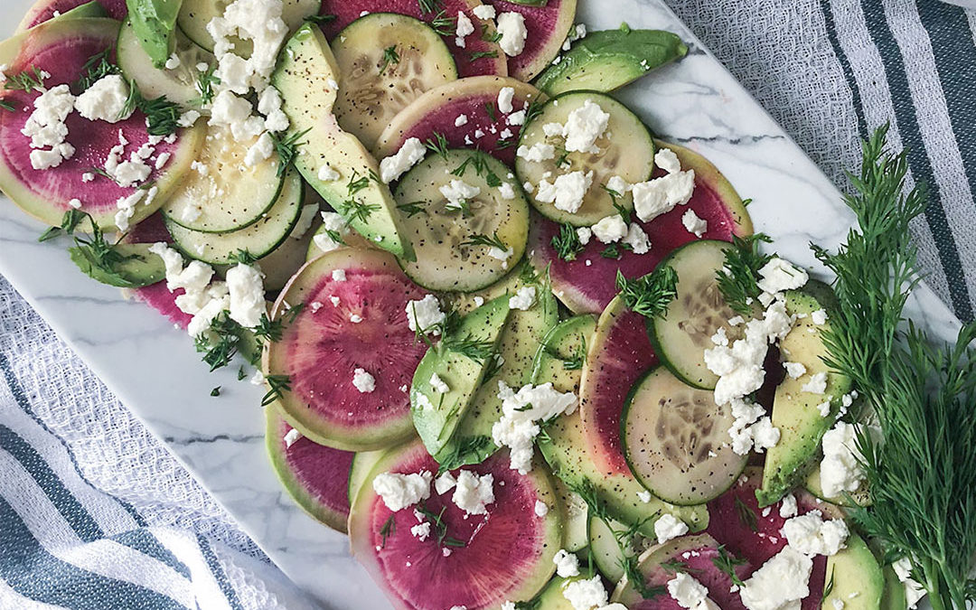 Watermelon Radish Salad