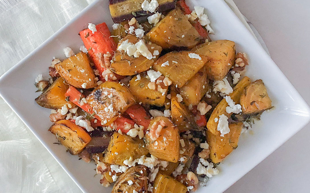 Roasted Golden Beet Salad