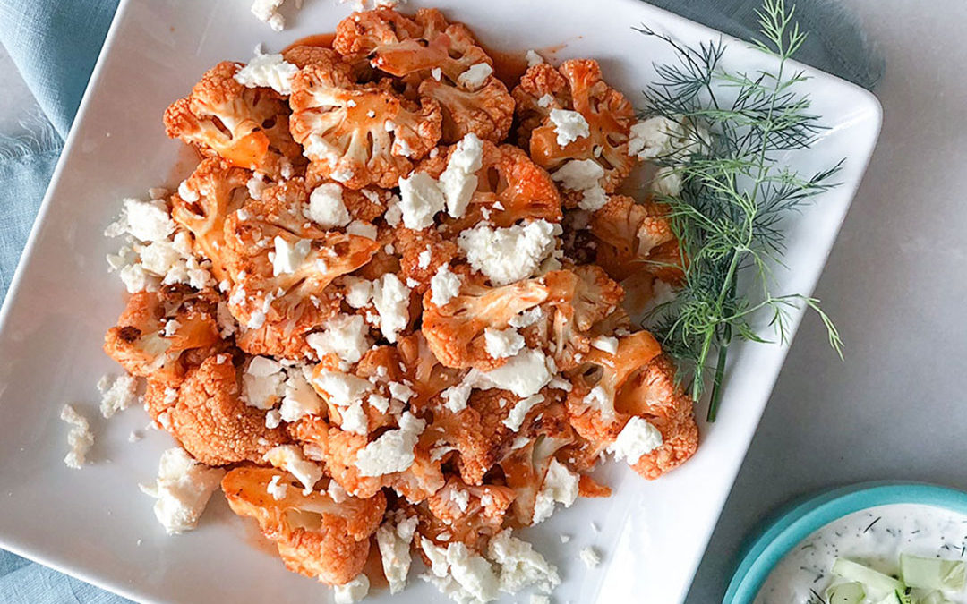 Baked Buffalo Cauliflower