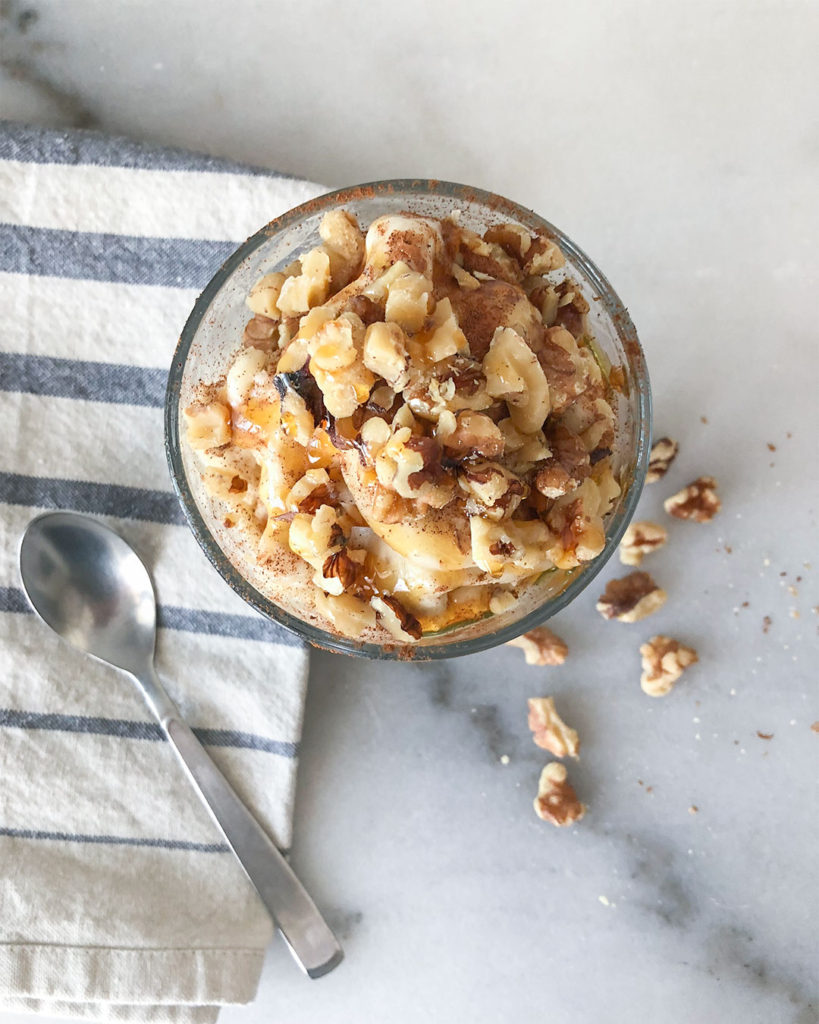 Banana Baklava "Nice" Cream in a serving bowl