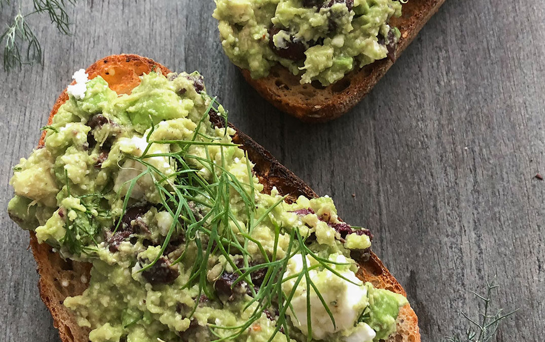 Greek-Style Avocado Toast