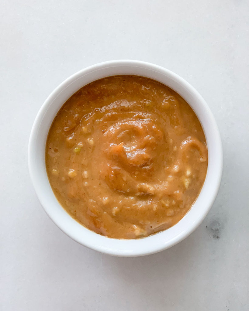 peanut dipping sauce