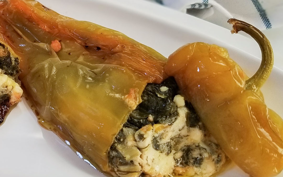 Spanakopita Stuffed Peppers