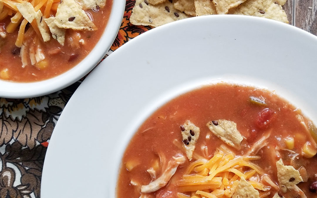 Instant Cooker Chicken Tortilla Soup