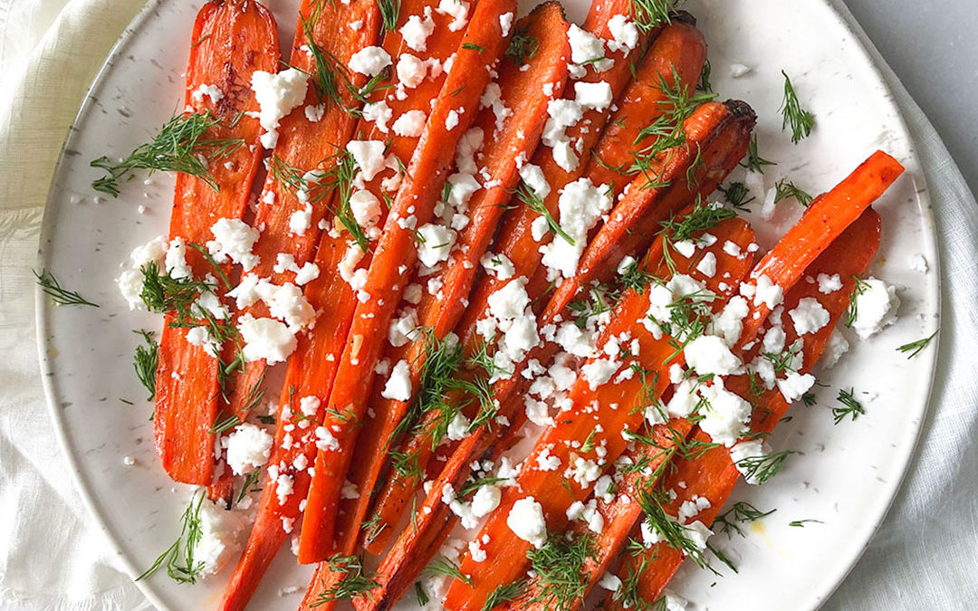 Roasted Carrots with Feta