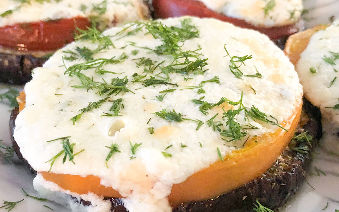 Baked Eggplant Caprese