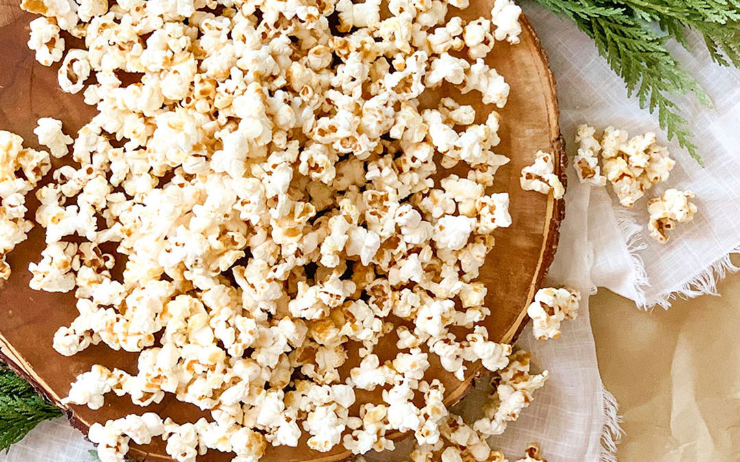 Healthy Caramel Popcorn