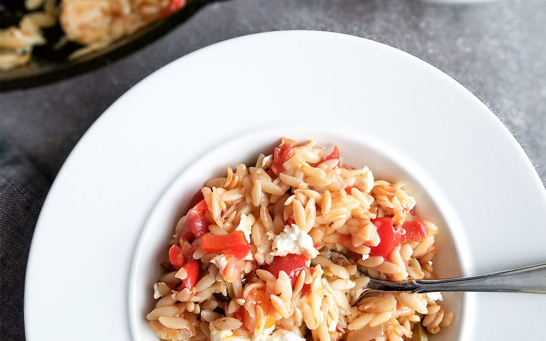 Baked Orzo With Vegetables
