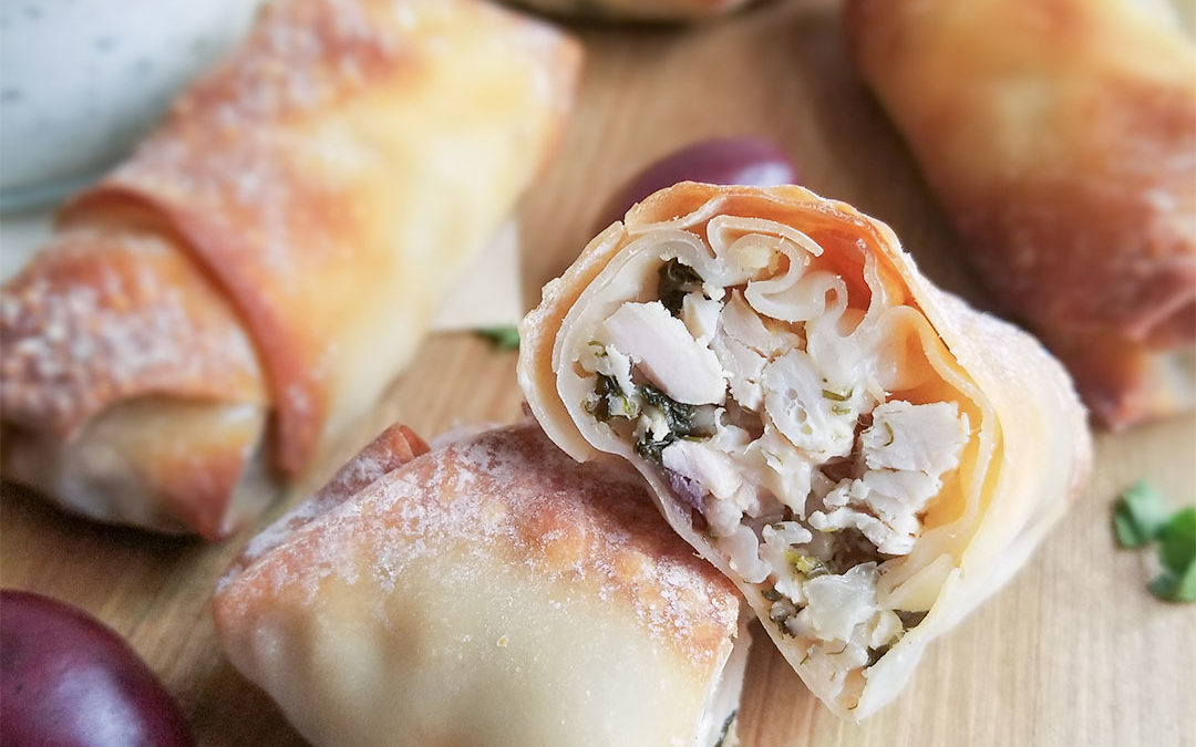 Mediterranean Inspired Egg Rolls