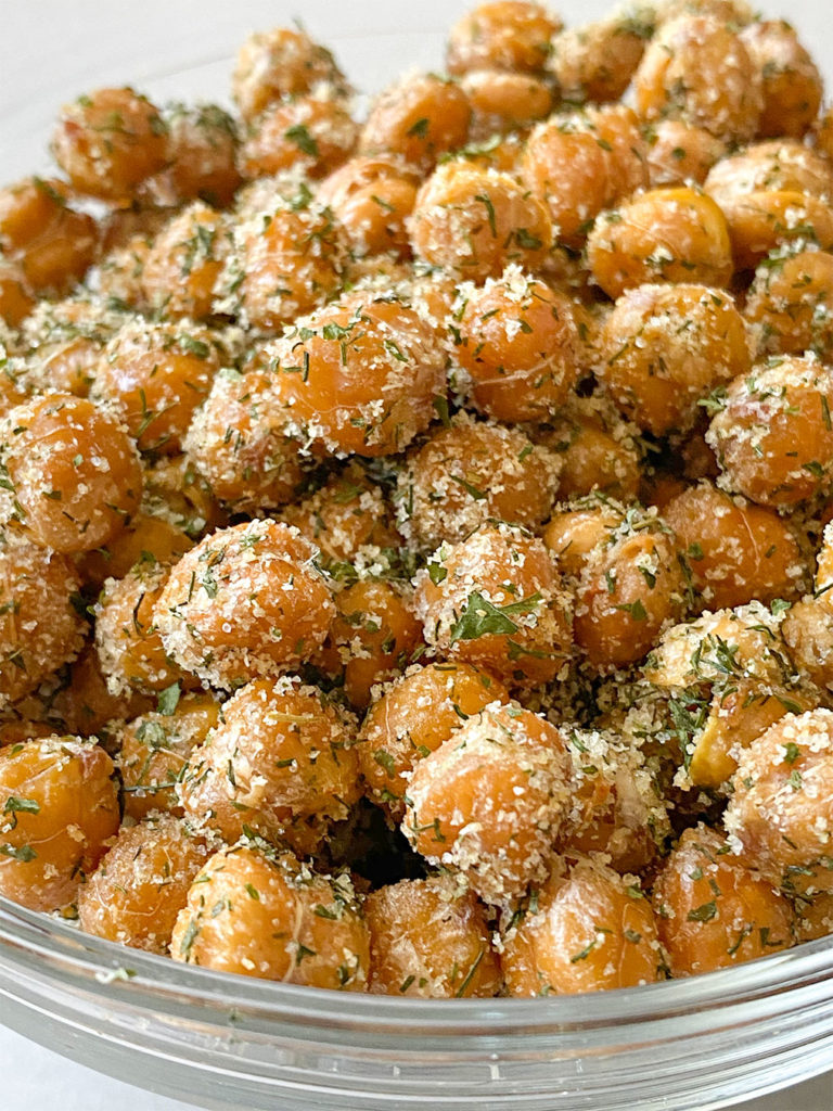 Roasted Chickpeas with Ranch Seasoning