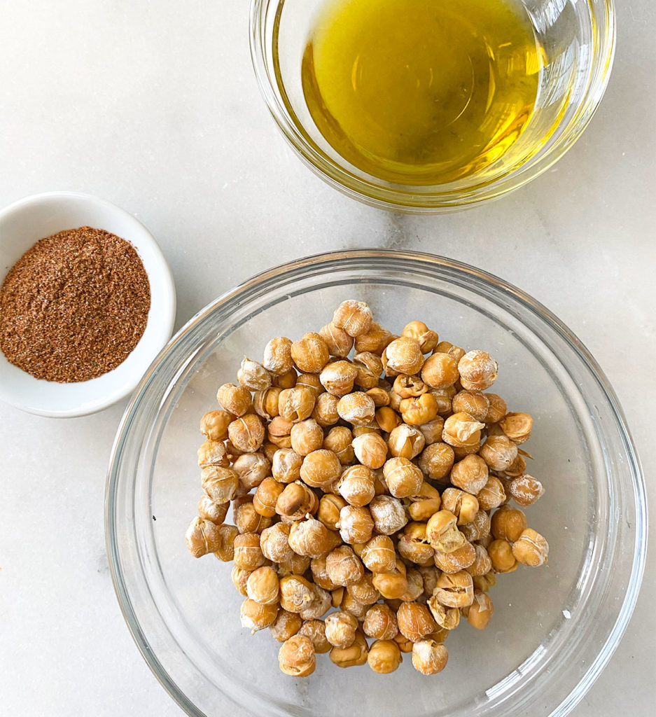 Roasted Chickpeas with Spicy Seasoning