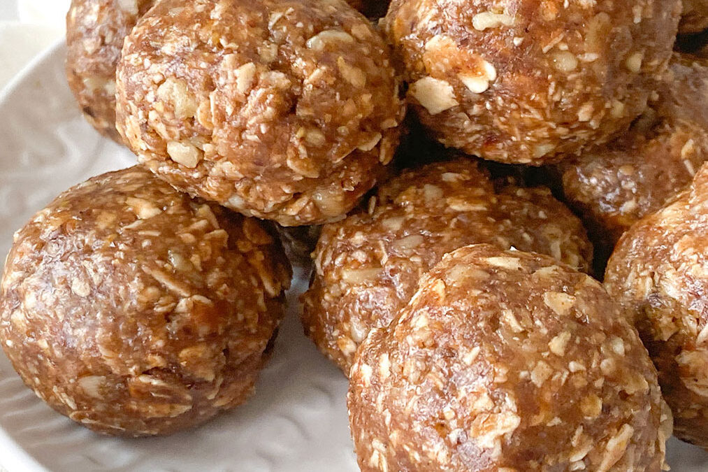 No-Bake Baklava Protein Balls