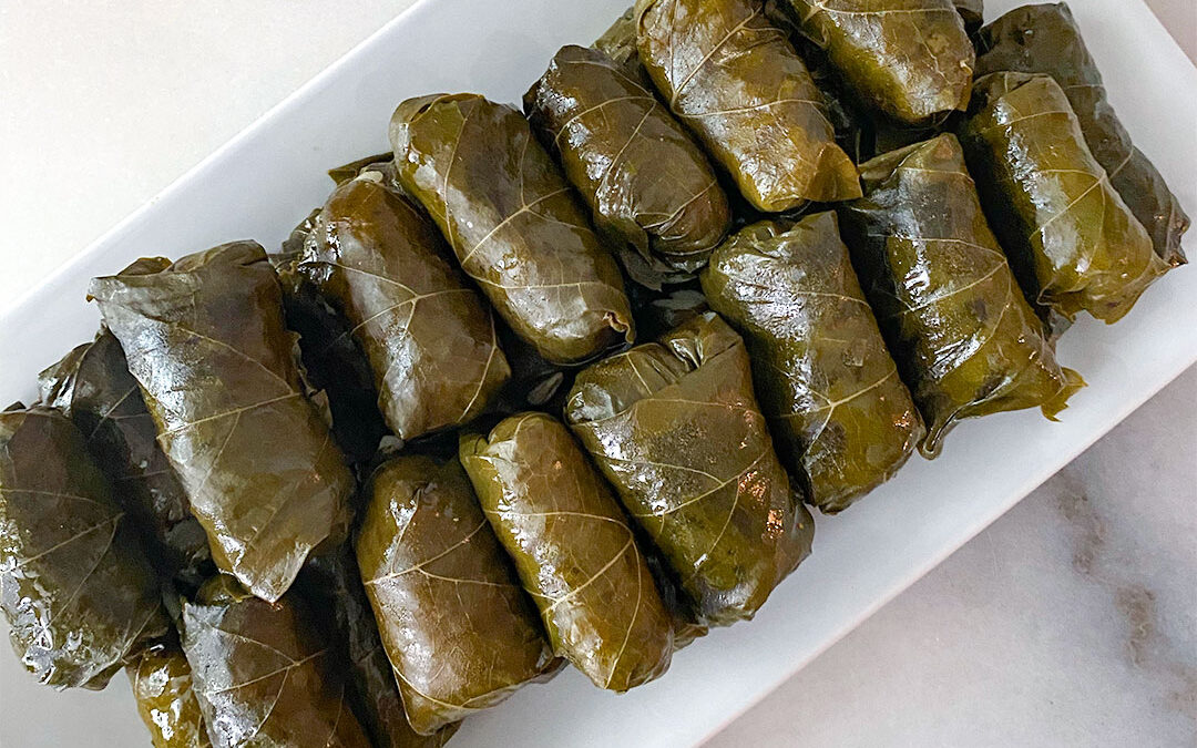 Vegetarian Stuffed Grape Leaves