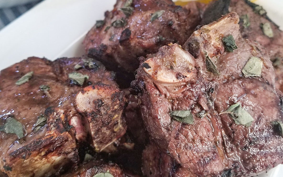 Greek Grilled Lamb Chops