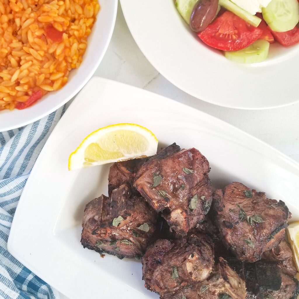 Grilled Greek Lamb Chops