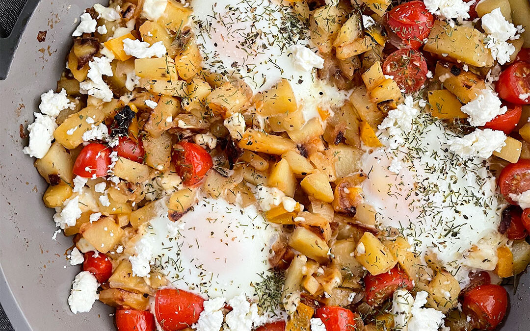 Mediterranean breakfast skillet