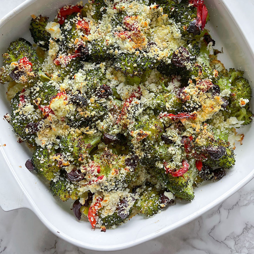 Mediterranean Broccoli Bake