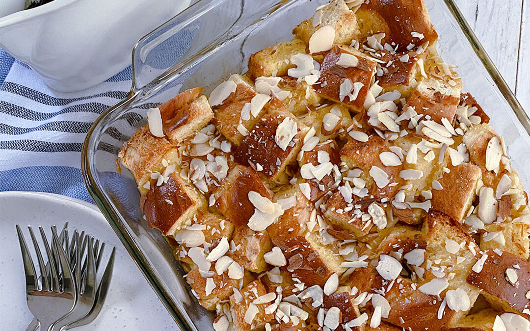 Tsoureki French Toast Bake