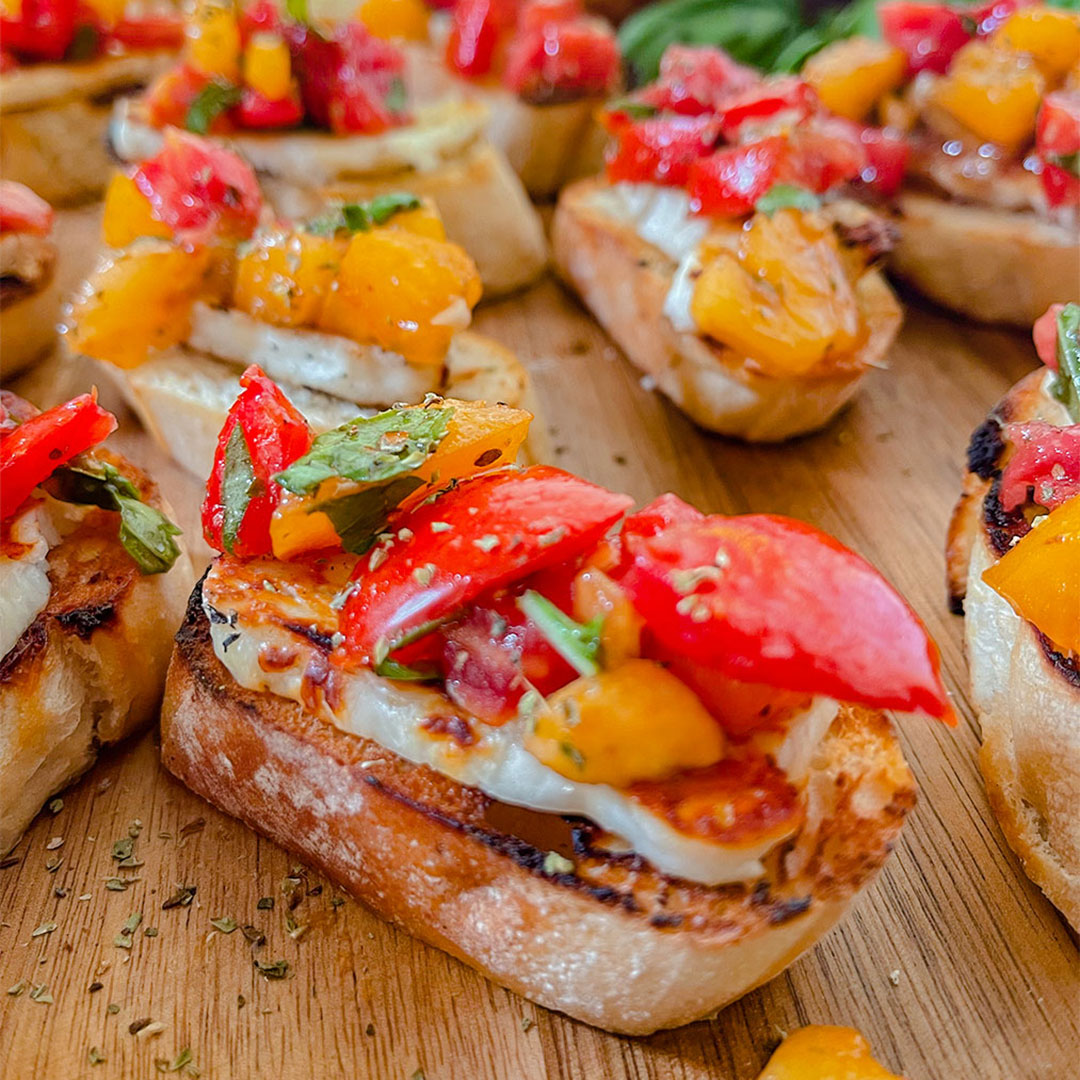 Halloumi Bruschetta