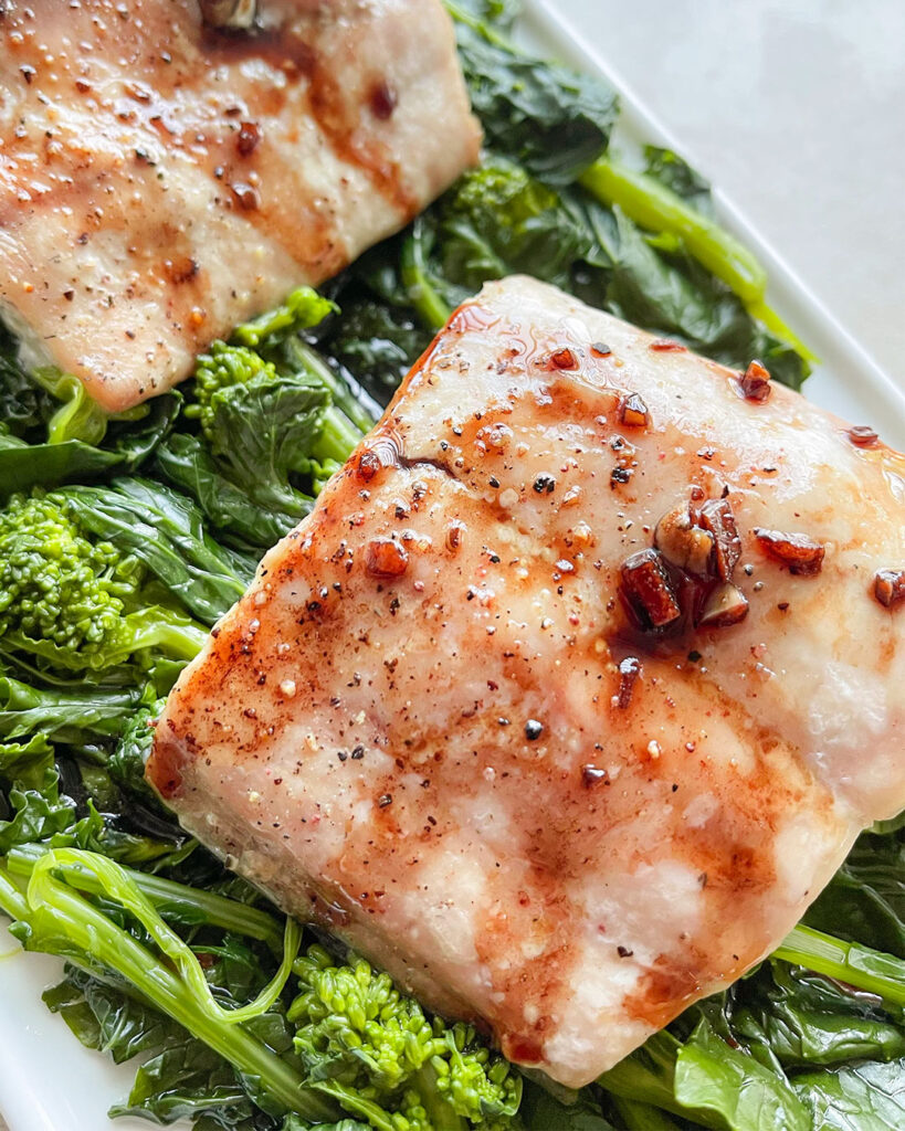 Balsamic-Glazed Fish ready in 20 minutes.