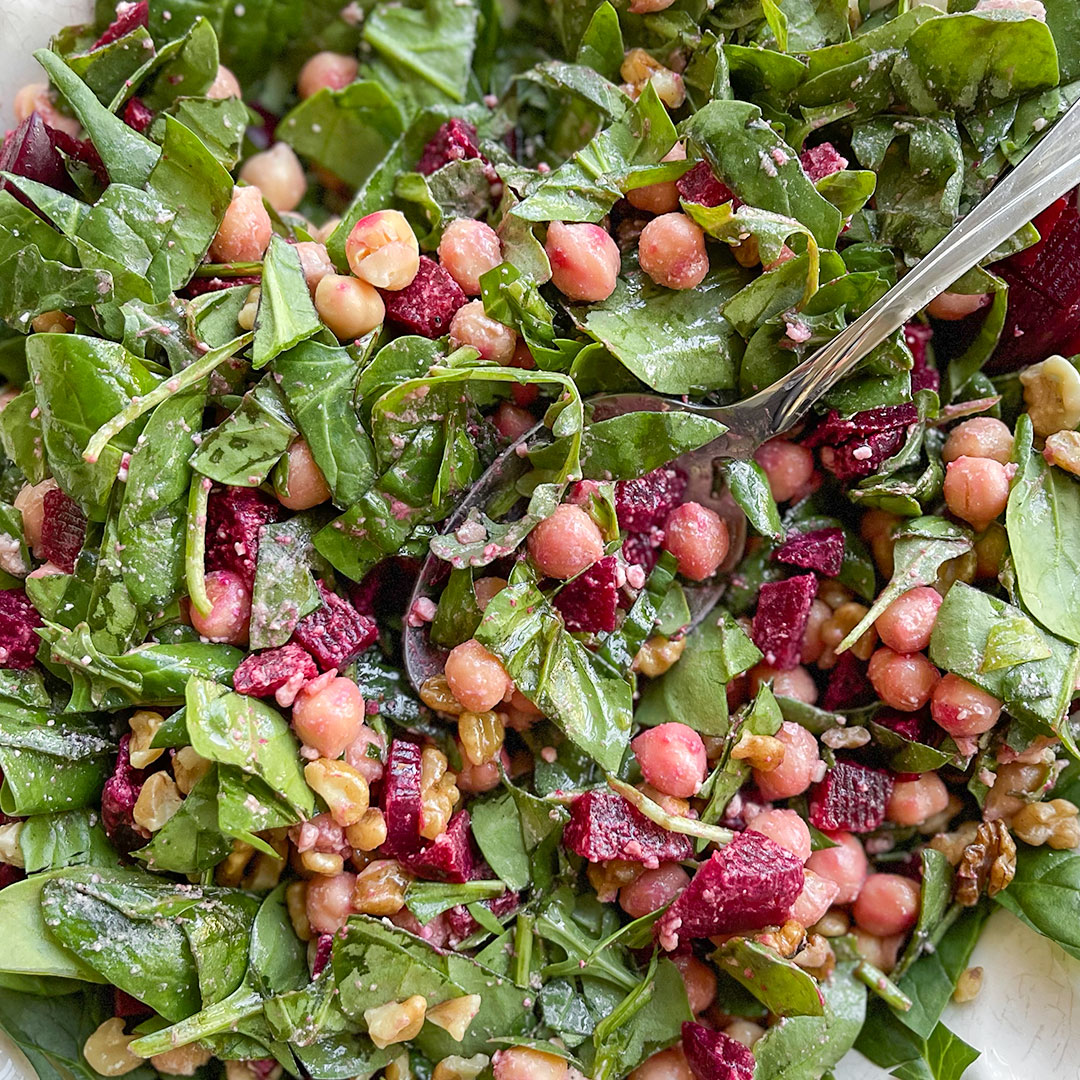 Beet and Chickpea Salad