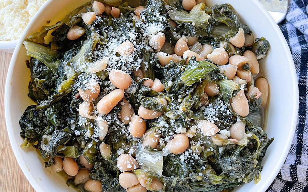 Easy Vegetarian Greens and Beans
