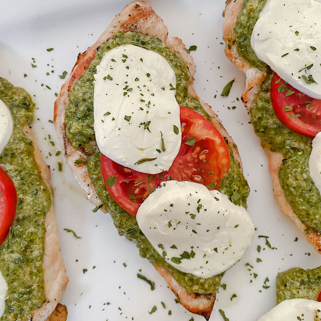 Pesto Chicken Caprese