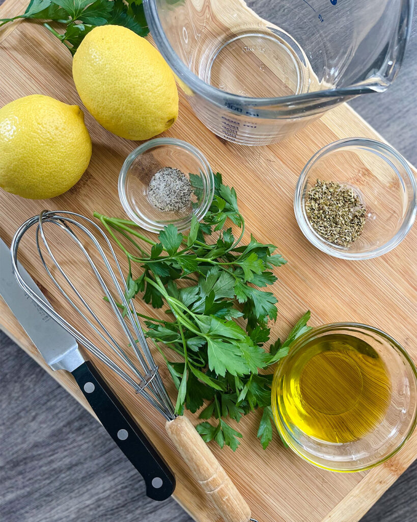 Ingredients for Easy Steamed Cauliflower