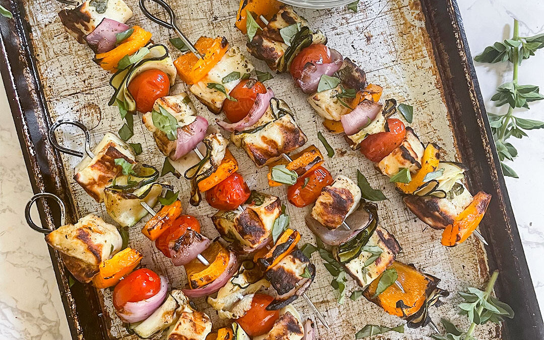 Grilled Halloumi Skewers