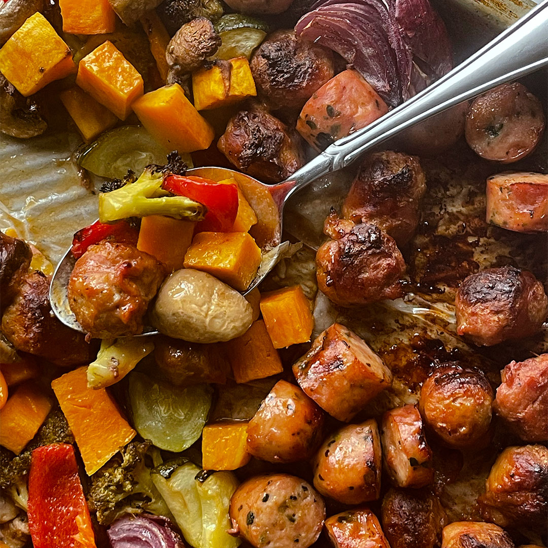 Easy Sausage Sheet Pan Dinner